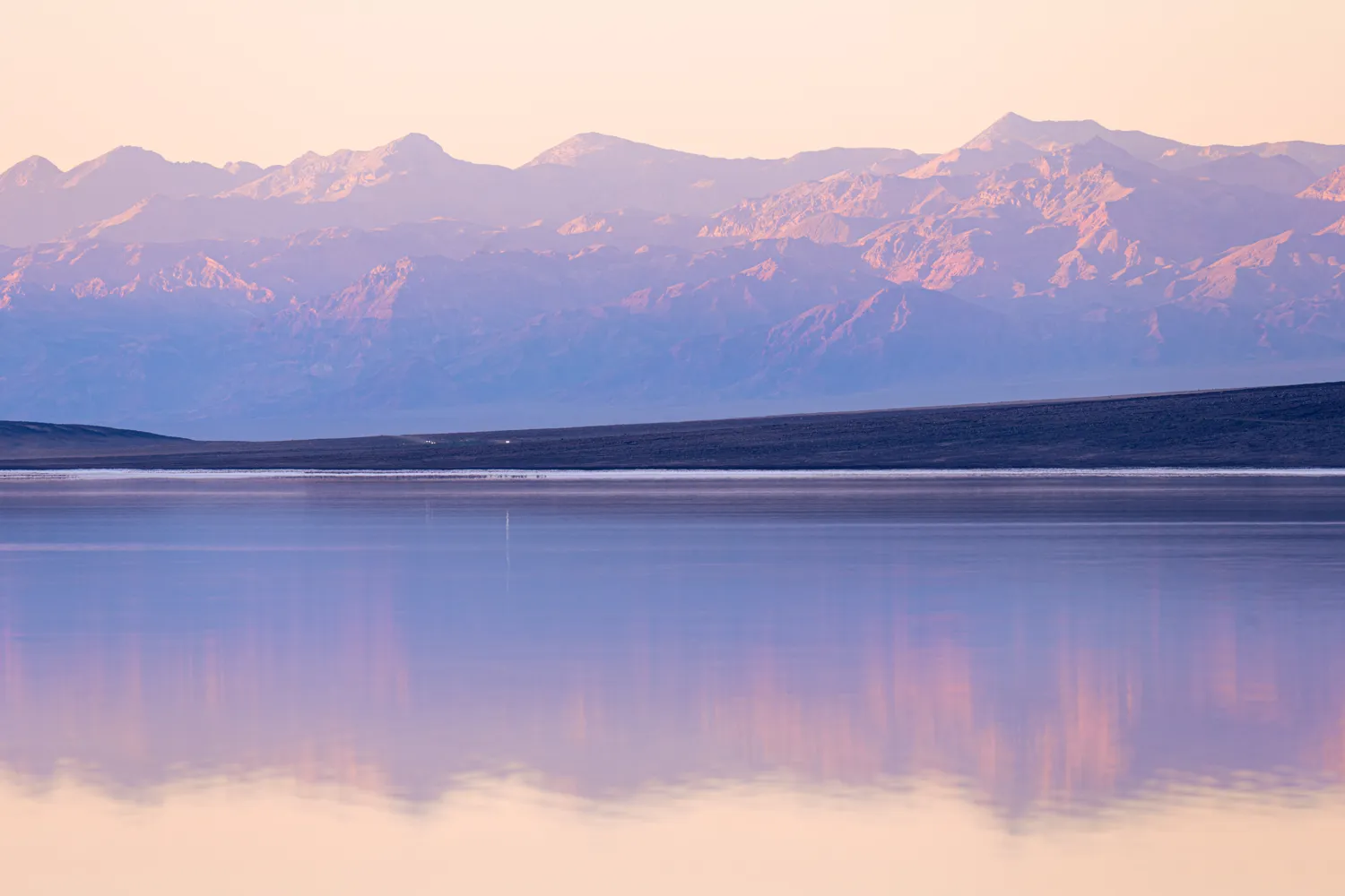 Looking north from Badwater over Lake Manly