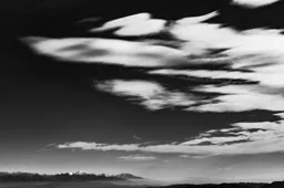 Winter Sky Over the San Gabriels