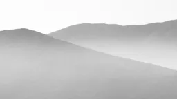 Looking South on a Foggy Morning From Mother Miguel Mountain