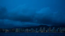 Blue Hour in Honolulu