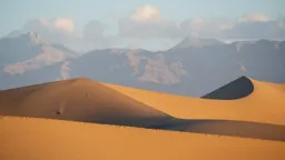 Sunrise at Mesquite Flat Sand Dunes