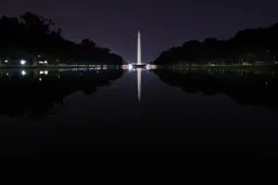 Night at the Reflecting Pool