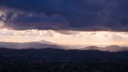 Stormy Weather from Viejas Mountain