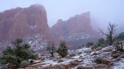 Snowy Morning at Capitol Reef