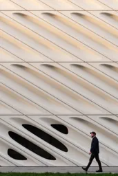 Sunset at the Broad Museum