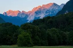 Last Light on the Julian Alps
