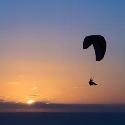 Parasailing at Sunset
