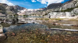 Fishing at Glacier Lake