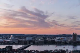 Sunset Over the Charles