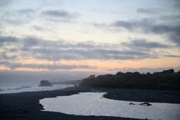 Dusk at San Simeon