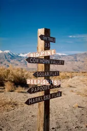 Big Pine Guidepost